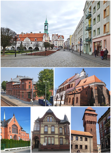 Collage of views of Kluczbork.png