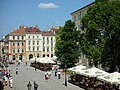  Buildings on market square  Будинки на площі Ринок  Rynek  Fra markedsplassen