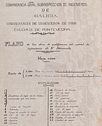 Plano de las obras de modificación del Cuartel de Infantería de San Fernando. Morales Gerardo 1884 Cagetín.jpg