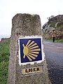 Português: O camiño de Santiago en Fisterra, Galicia