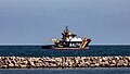 * Nomination Salvage tug “Baltic” off the coast of Kühlungsborn (and harbour wall of the marina), Kühlungsborn, Mecklenburg-Vorpommern, Germany --XRay 03:49, 19 August 2024 (UTC) * Promotion  Support Good quality.--Agnes Monkelbaan 04:03, 19 August 2024 (UTC)  Support Good quality.--Tournasol7 04:04, 19 August 2024 (UTC)