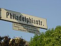 Philadelphiastraße in Krefeld