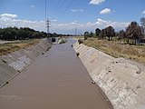 Zanjón de la Aguada, a la altura de la Avenida Lo Errazuriz, Cerrillos.