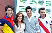 With the Jonas Brothers (28 August 2010)