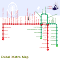 Dubai Metro diagram