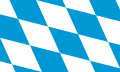 Landesflagge Bayerns (Rautenflagge) (Bavaria, lozengy variant) Main category: Rautenflagge (Bavaria)