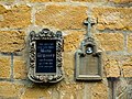 * Nomination Gravestones on the church wall of St. Martin in Weichenwasserlos --Ermell 07:41, 12 July 2021 (UTC) * Promotion  Support Good quality. --Knopik-som 07:51, 12 July 2021 (UTC)