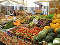 Fruits and vegetables in Ballarò market