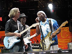 Eric Clapton, Keb Mo and Buddy Guy 26Jun2010.jpg