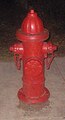 Large image of fire hydrant, located in the town of Vienna, Virginia, USA.