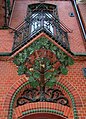 Corbel supporting balcony in Katowice, Poland