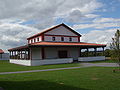 Reconstructed Lenus Mars temple at Pommern an der Mosel.