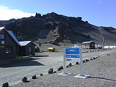 The huts at Drekagil:Accommodation and information for travellers