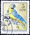 Stamp of German Democratic Republic. DDR. 5. Arauna