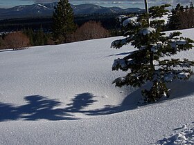 Sierra Nevada in sparkling snow