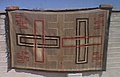 Early 20th century Navajo Whirling Log rug