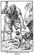 Illustration by RH Brock (1871-1943) for the Nelson 1924 reprint of The Pilgrim's Progress- Page 120.jpg