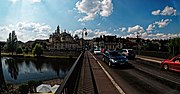 Thumbnail for File:Périgueux - Pont des Barris - Romanesque Cathédrale Saint-Front 1047 - 'restored' 1852-95 by Paul Abadie (Architect of Basilique du Sacré-Cœur in Paris) 01.jpg