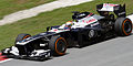 Maldonado at the Malaysian GP