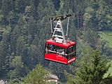 English: Cable car in Saltaus, Italy