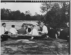 Franklin D. Roosevelt, and seven other men in Warm Springs, Georgia - NARA - 197213.jpg