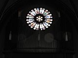 Deutsch: Fenster in der Stadtkirche von Meiningen, Thüringen