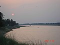 Sunset view1 in Brahmaputra river