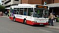 English: Travel Surrey 8004 (LJ56 ONM), a Dennis Dart SLF/Plaxton Pointer MPD, in Staines bus station, Surrey, on route 441.