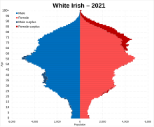 White Irish population pyramid 2021.svg