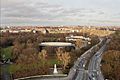 View to the north and north east: the Bismarck-Memorial, the Moltke-Memorial and behind it, the on the Spreeweg