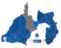 2017 Shizuoka Gubernatorial Election by municipalities and urban wards (in Japanese)