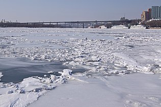 River ice, Frozen Don River