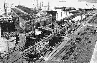 English: On the waterfront c. 1935.