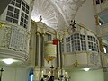 Altar und Kanzel, Kirche in Schönheide