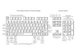 Computer-Tastatur-Belegung PC-Zeichnung als Anleitung
