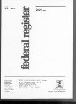 Миниатюра для File:Federal Register 1985-03-05- Vol 51 Iss 43 (IA sim federal-register-find 1985-03-05 51 43).pdf