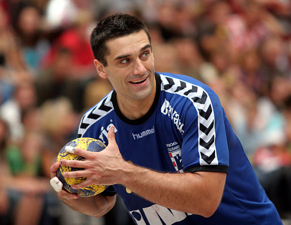 (11 May 2012) Kiril Lazarov, Macedonia national handball team captain by Armin Kübelbeck