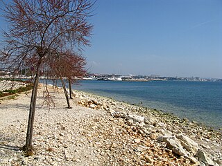 Deutsch: Zadar von Borik aus gesehen