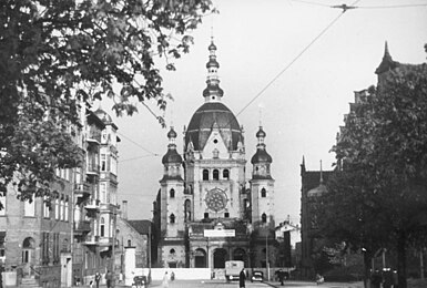 Die Synagoge, Reitbahn - Abbrucharbeiten 1.5.1939