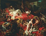 Eugène Delacroix, The Death of Sardanapalus, 1844