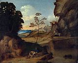 Giorgione, The Sunset, c. 1505