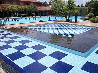 A resort Swimming pool, Marawila, Sri Lanka