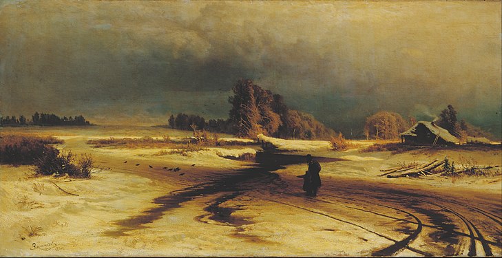 "Fyodor_Vasilyev_-_Thaw_-_Google_Art_Project.jpg" by User:DcoetzeeBot