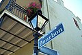 Rue Bourbon in New Orleans