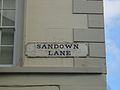 Sandown Lane sign