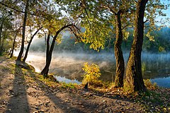 Toinen sija: National park "Sviati Hory" (Holy Mountains), Donetsk Oblast, Ukraine Balkhovitin (License: CC BY-SA 3.0)