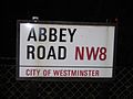 Abbey Road in Westminster, London