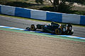 Kovalainen testing at Jerez, February.