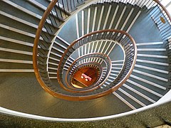 Spiral Staircase, Binn's Department Store - geograph.org.uk - 361411.jpg