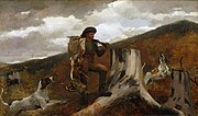 Winslow Homer, A Huntsman and Dogs, 1891